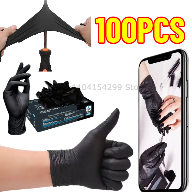 Nitrile Mechanic Glove - Guantes desechables de nitrilo impermeables para