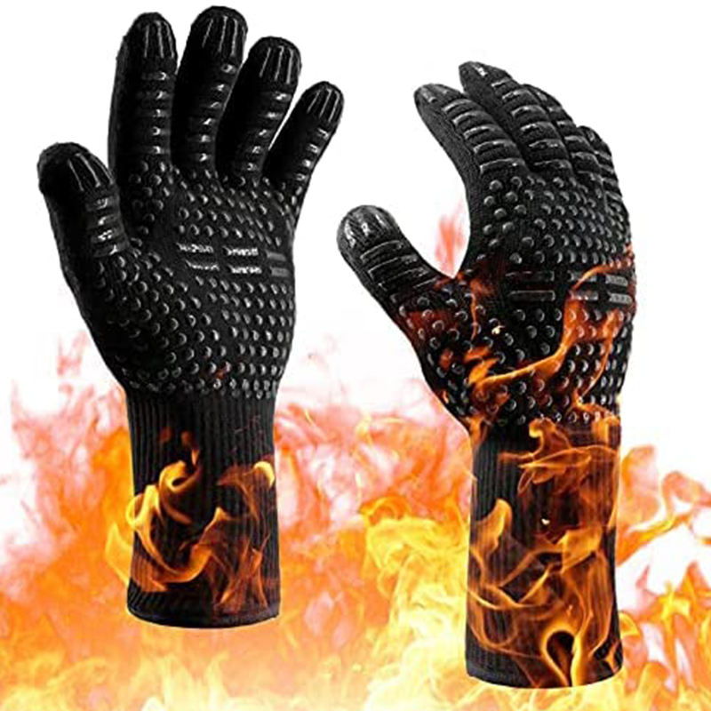 Oven Mitt Silicone - 1 Par de Guantes de Horno,