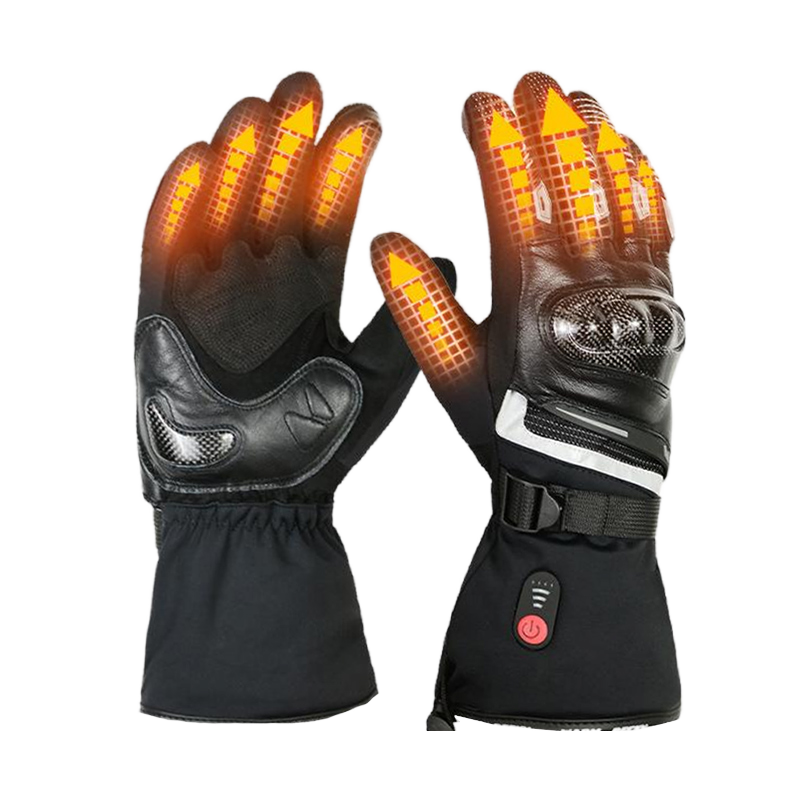 Motorcycle Glove Knuckle - Guantes de Motocicleta Calefactables de 7.4V,