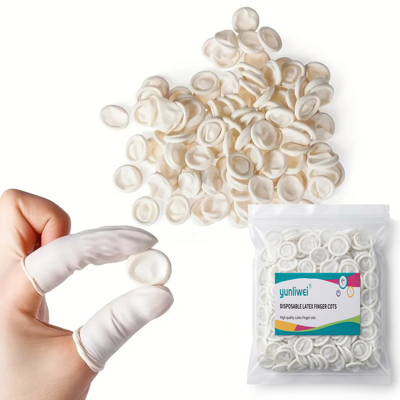 Latex Disposable Glove - Fundas Desechables de Látex para Dedos,