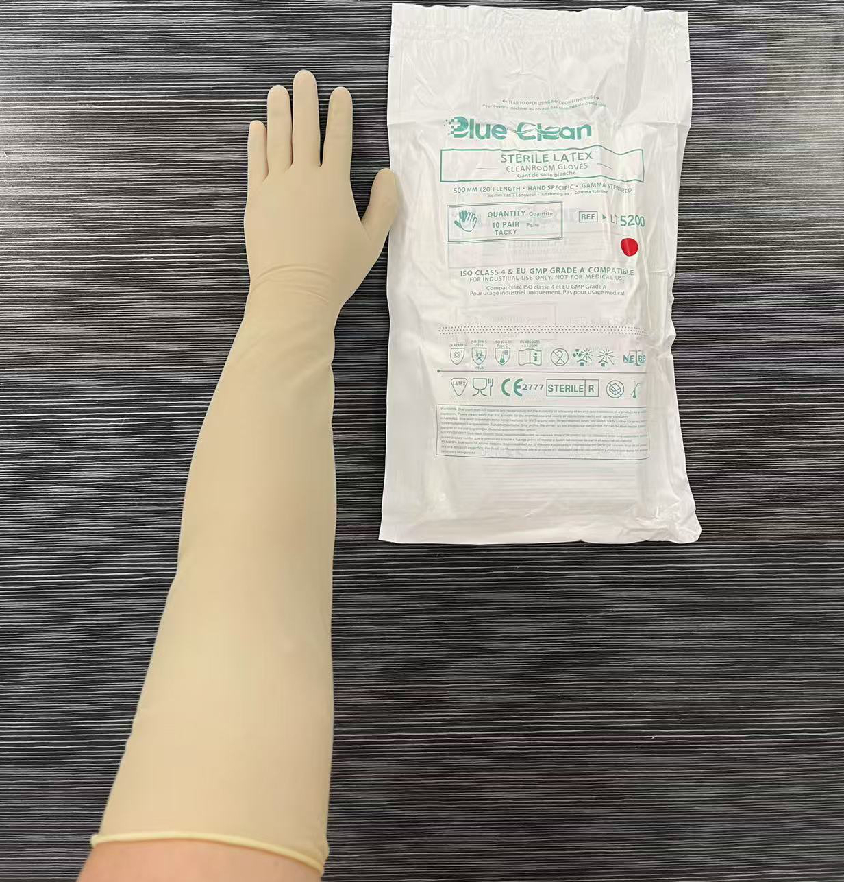 Rubber Glove Cleaning - Guante de látex para sala limpia