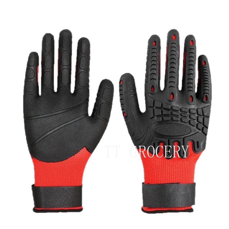 Work Glove Impact - Guantes anticolisión de TPE resistentes a