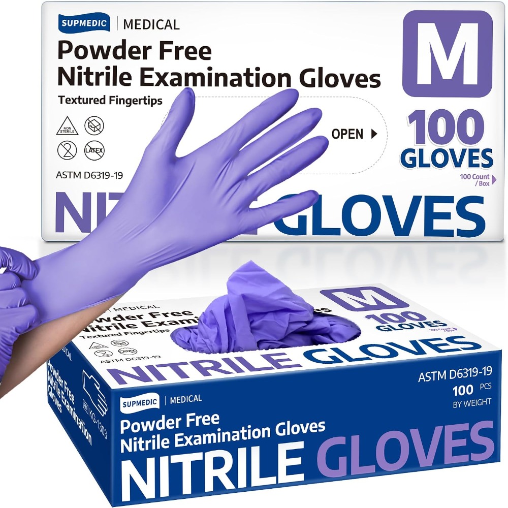 Exam Glove Nitrile - Guantes Desechables de Nitrilo para Examen