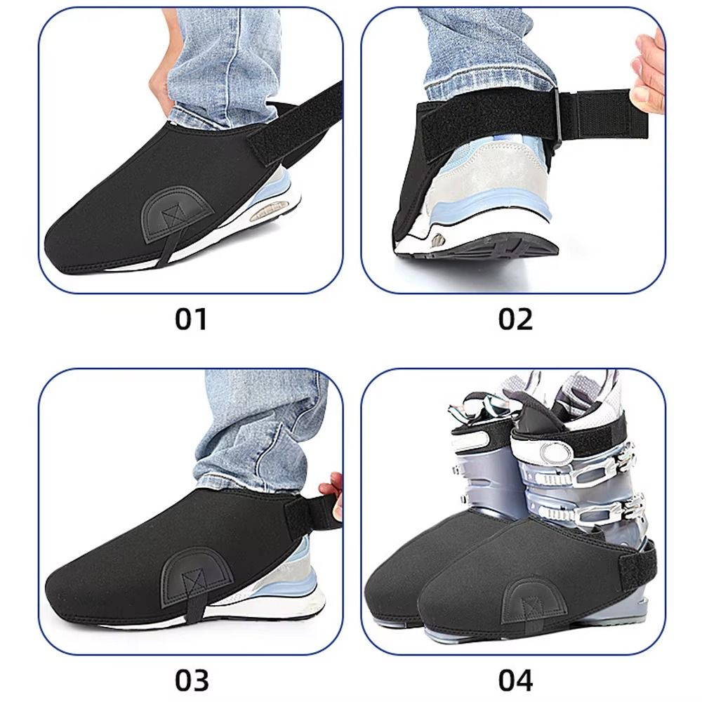 Winter Glove Insulated - Fundas para Botas de Esquí Antideslizantes