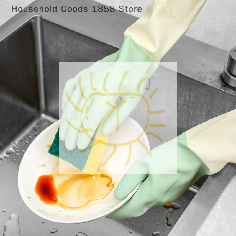 Dish Glove Rubber - Guantes de cocina gruesos, guantes para