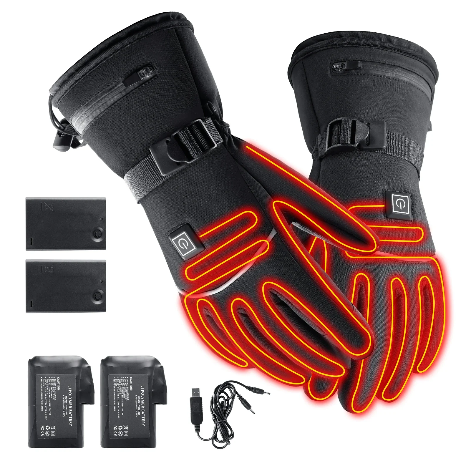 Gardening Glove Waterproof - Guantes calefactables eléctricos para motocicleta, guantes