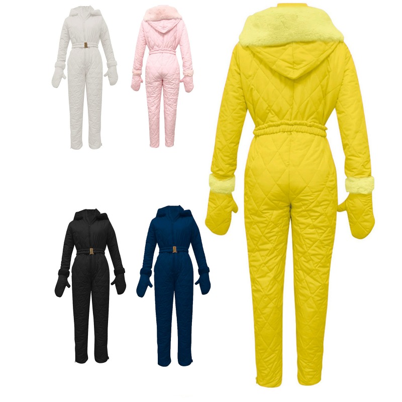 Ski Glove Waterproof - Traje de esquí de Color sólido