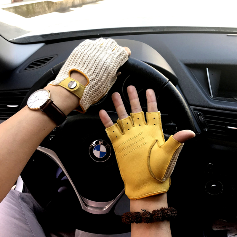 2025 nuevos guantes de cuero g - Leather Driving Glove reseña y precio