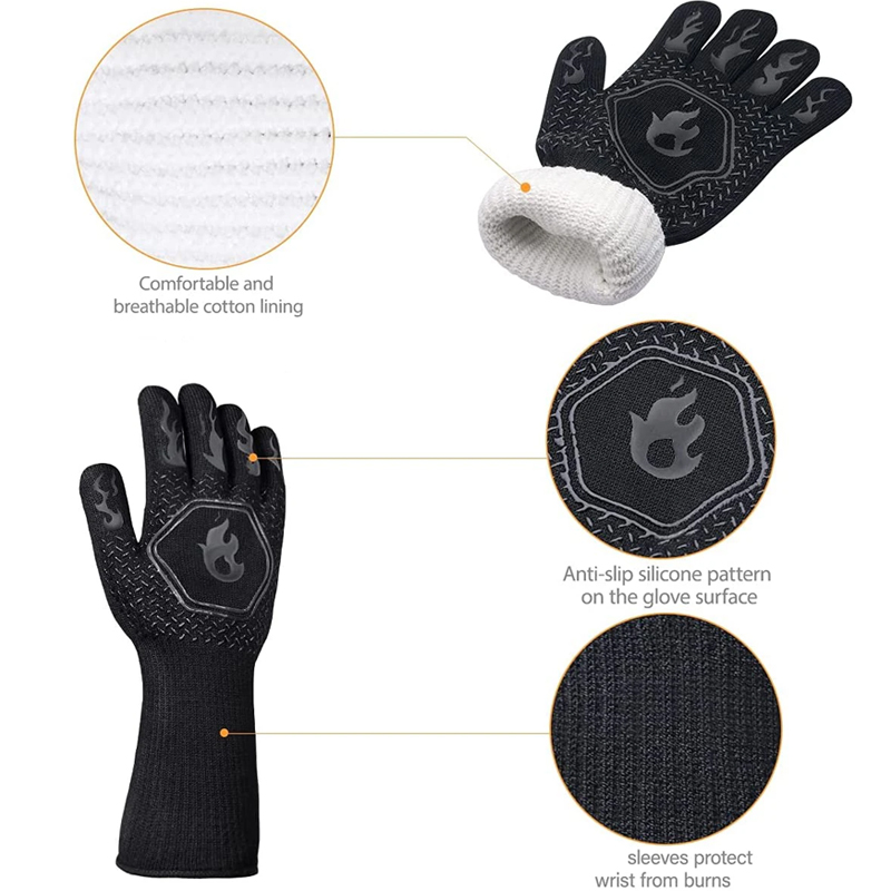 1 Par de Guantes de Horno, Res - Oven Mitt Silicone reseña y precio