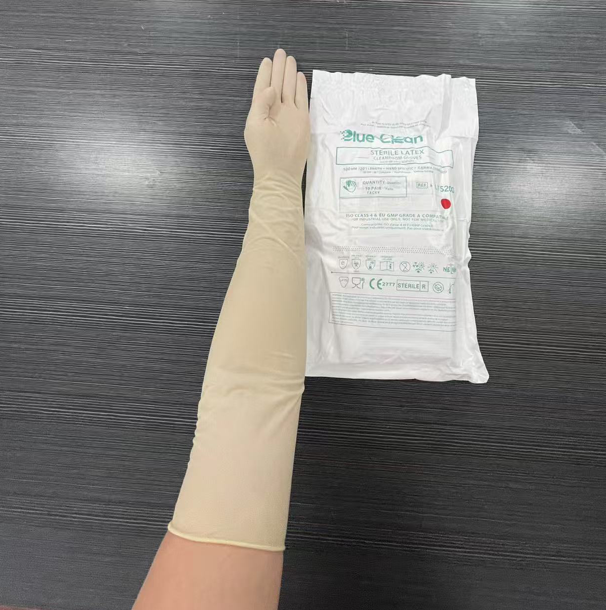 Guante de látex para sala limp - Rubber Glove Cleaning reseña y precio