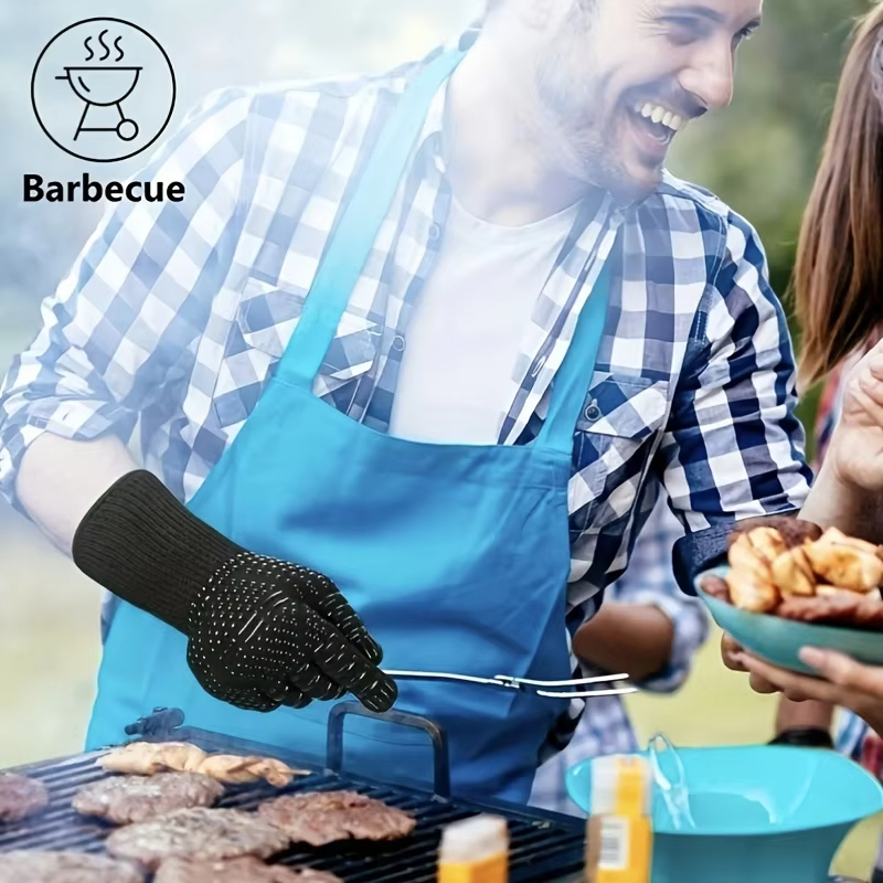 Guantes de barbacoa de una pie - Oven Mitt Silicone reseña y precio