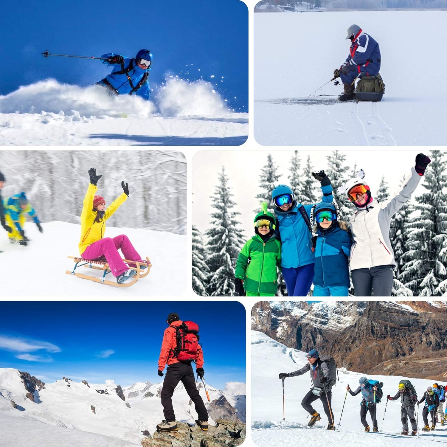 Guantes de cuero calefactables - Ski Glove Waterproof reseña y precio