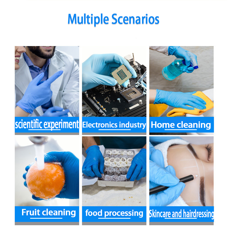 Guantes de nitrilo desechables - Rubber Glove Cleaning reseña y precio