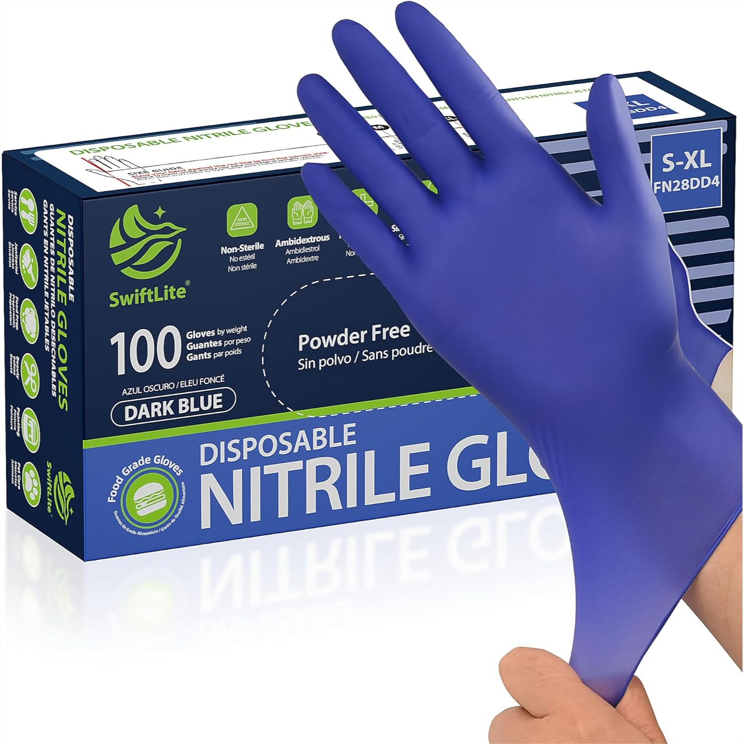 Guantes de Nitrilo Desechables - Rubber Glove Cleaning reseña y precio