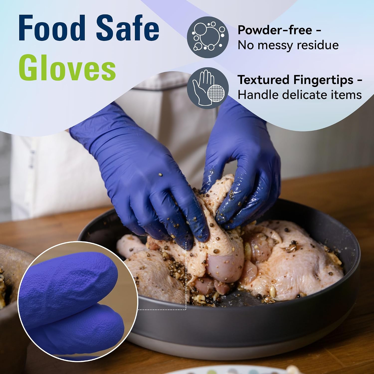 Guantes de Nitrilo Desechables - Rubber Glove Cleaning reseña y precio