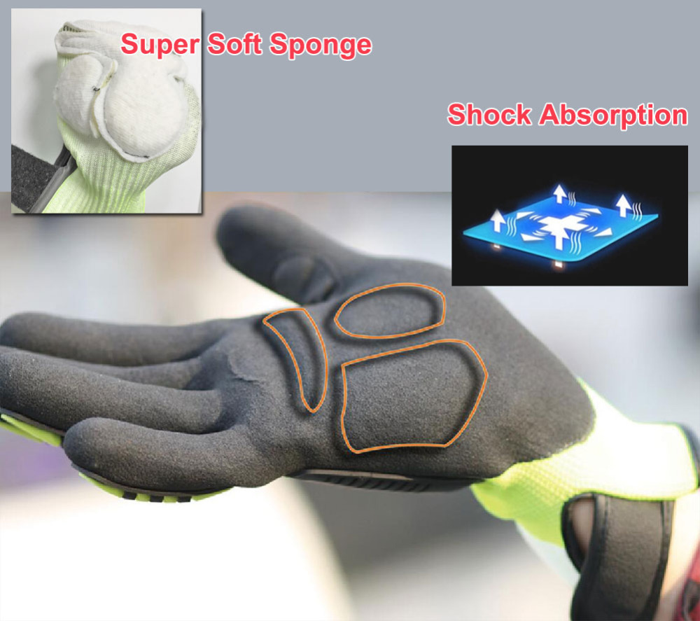 NMSafety-guantes de alta calid - Work Glove Impact reseña y precio