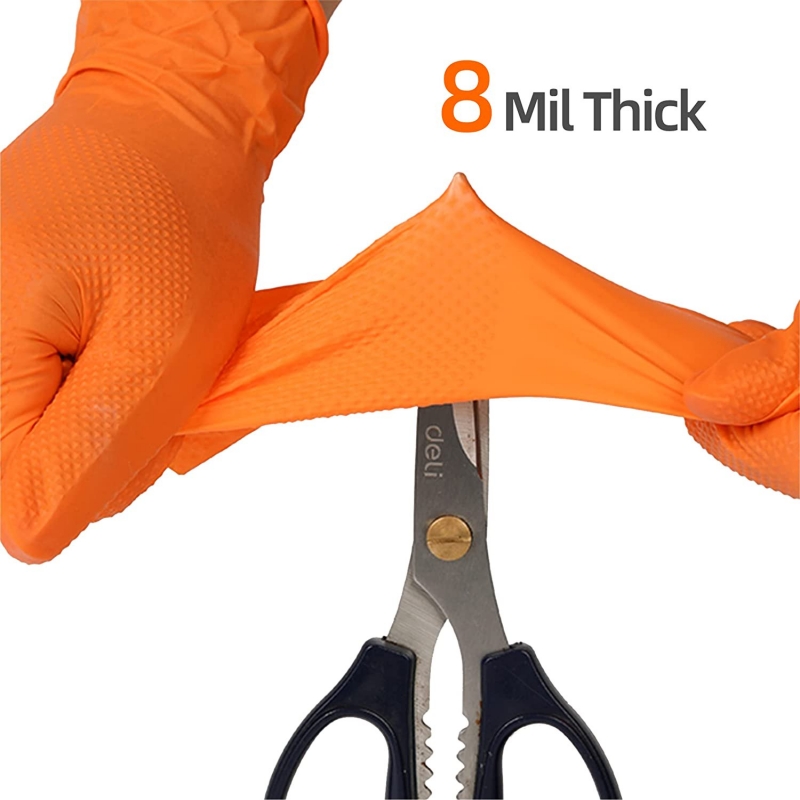 Guantes de nitrilo de 8mil gru - Nitrile Mechanic Glove reseña y precio