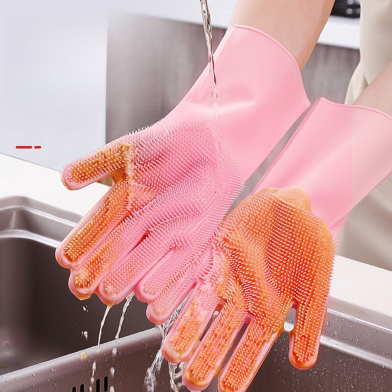 Guantes de Silicona para Lavar - Dish Glove Rubber reseña y precio