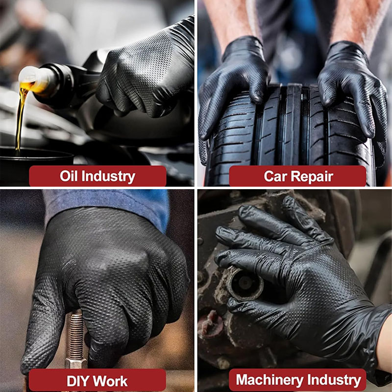 Guantes de nitrilo desechables - Nitrile Mechanic Glove reseña y precio