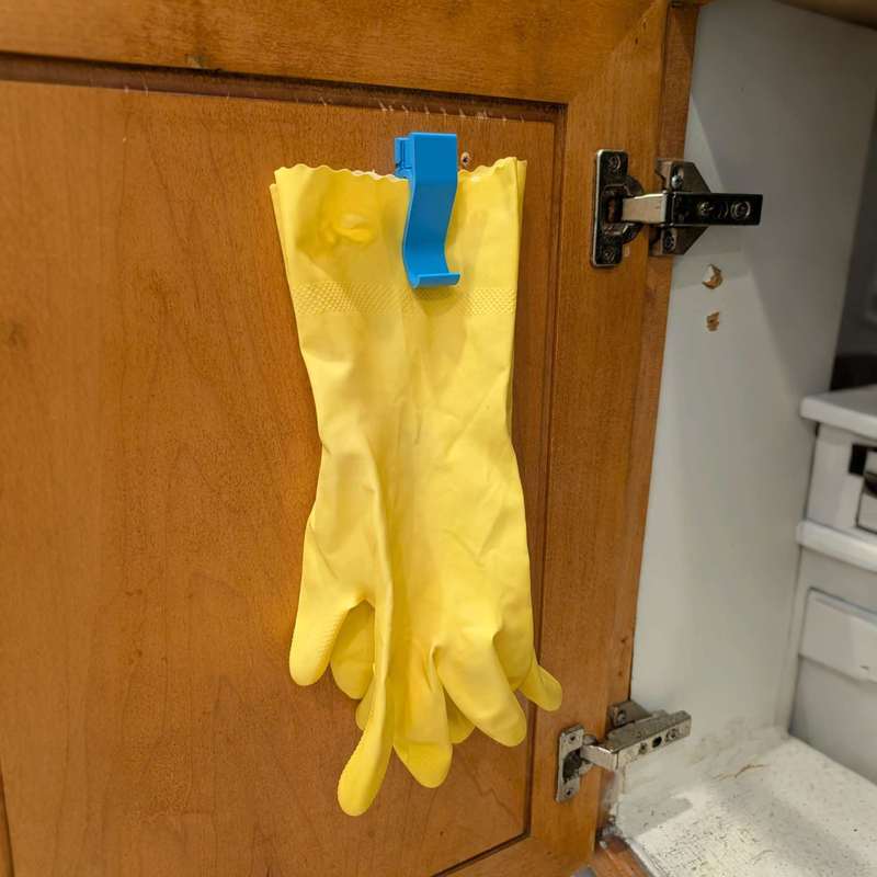 Soporte de pared con abrazader - Rubber Glove Cleaning reseña y precio