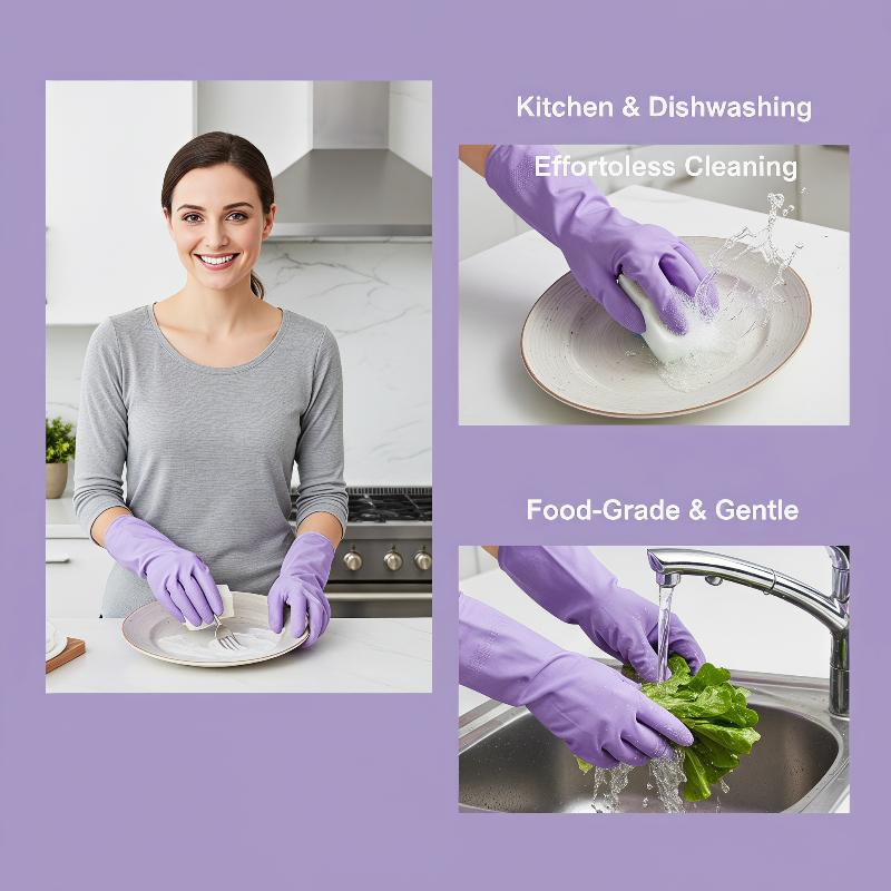 1 par de guantes de látex para - Dish Glove Rubber reseña y precio