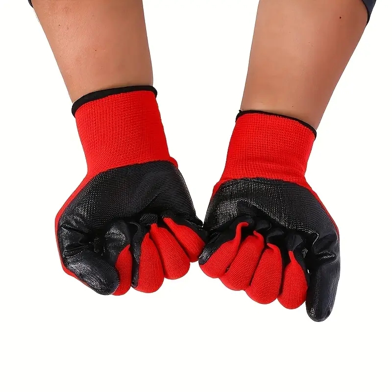 Guantes de trabajo de segurida - Nitrile Mechanic Glove reseña y precio