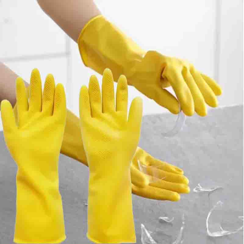 Guantes para el hogar para muj - Dish Glove Rubber reseña y precio