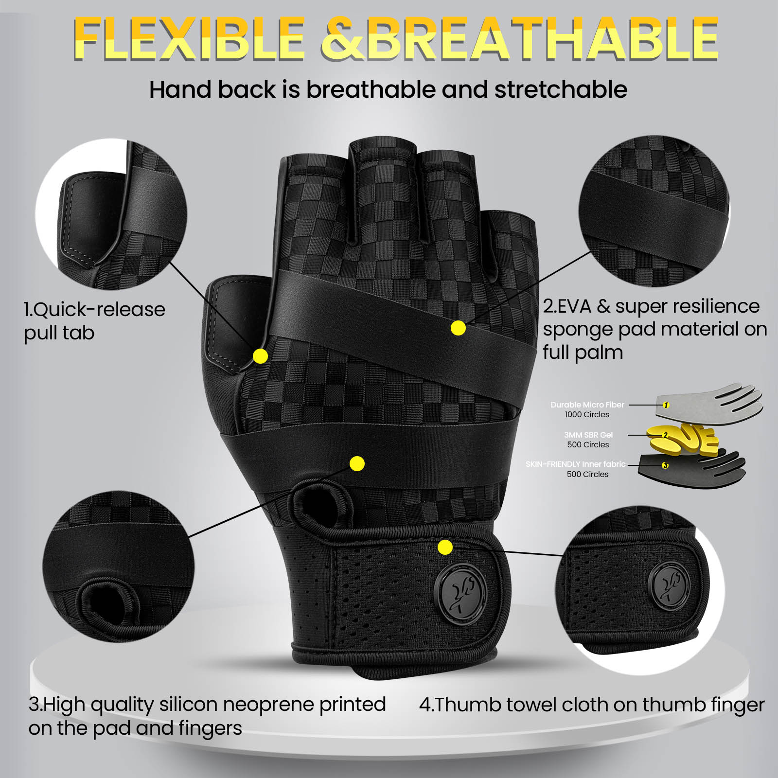 Guantes de Gimnasio para Hombr - Workout Glove Gym reseña y precio