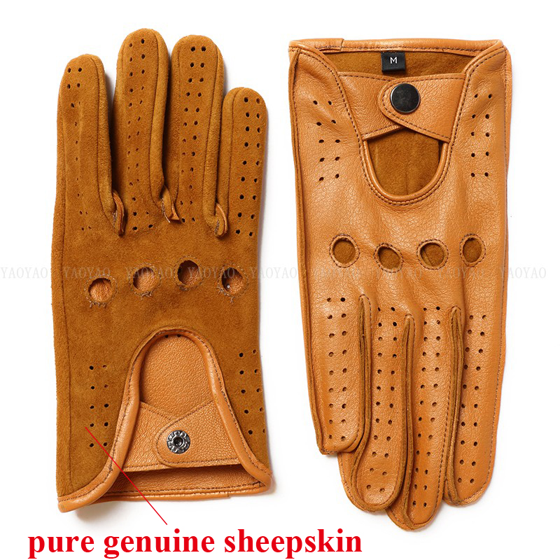 Guantes de piel auténtica para - Leather Driving Glove reseña y precio