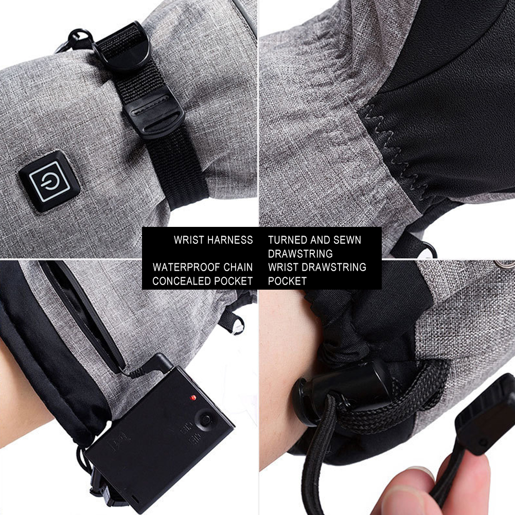Guantes calefactables eléctric - Ski Glove Waterproof reseña y precio