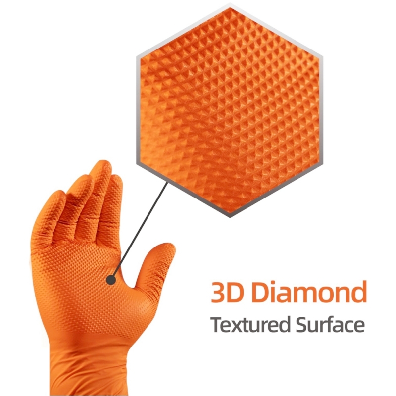 Guantes de Nitrilo Naranja de  - Nitrile Mechanic Glove reseña y precio