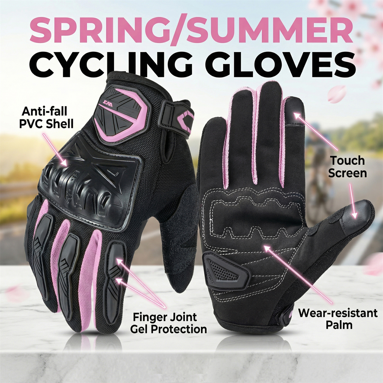 Guantes de verano para motocic - Cycling Glove Padded reseña y precio