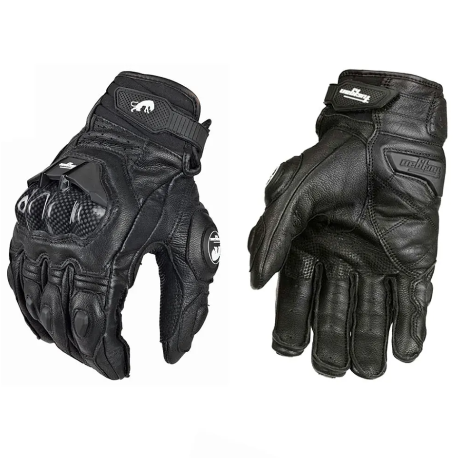Guantes de cuero negros para m - Leather Driving Glove reseña y precio