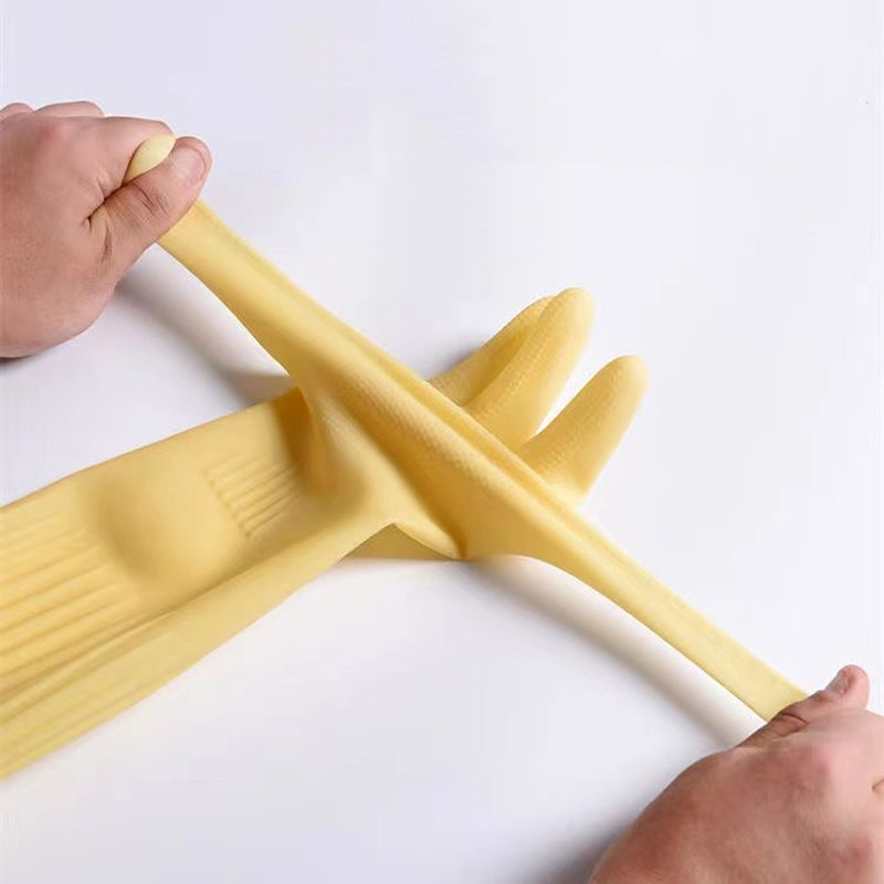 Guantes largos de goma reutili - Dish Glove Rubber reseña y precio