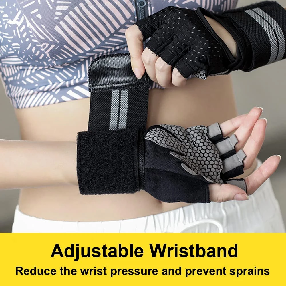 1 par de guantes de gimnasio d - Workout Glove Gym reseña y precio