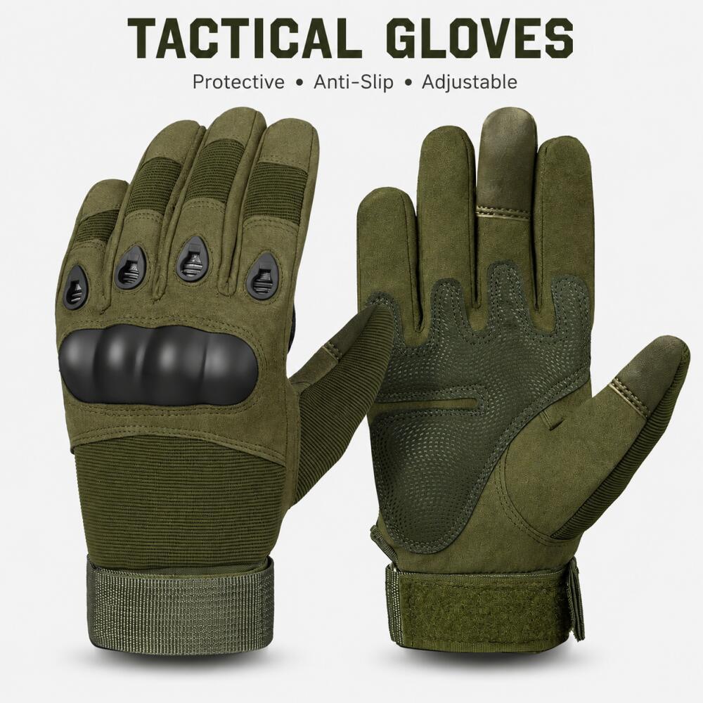 Guantes Tácticos de Dedo Compl - Motorcycle Glove Knuckle reseña y precio