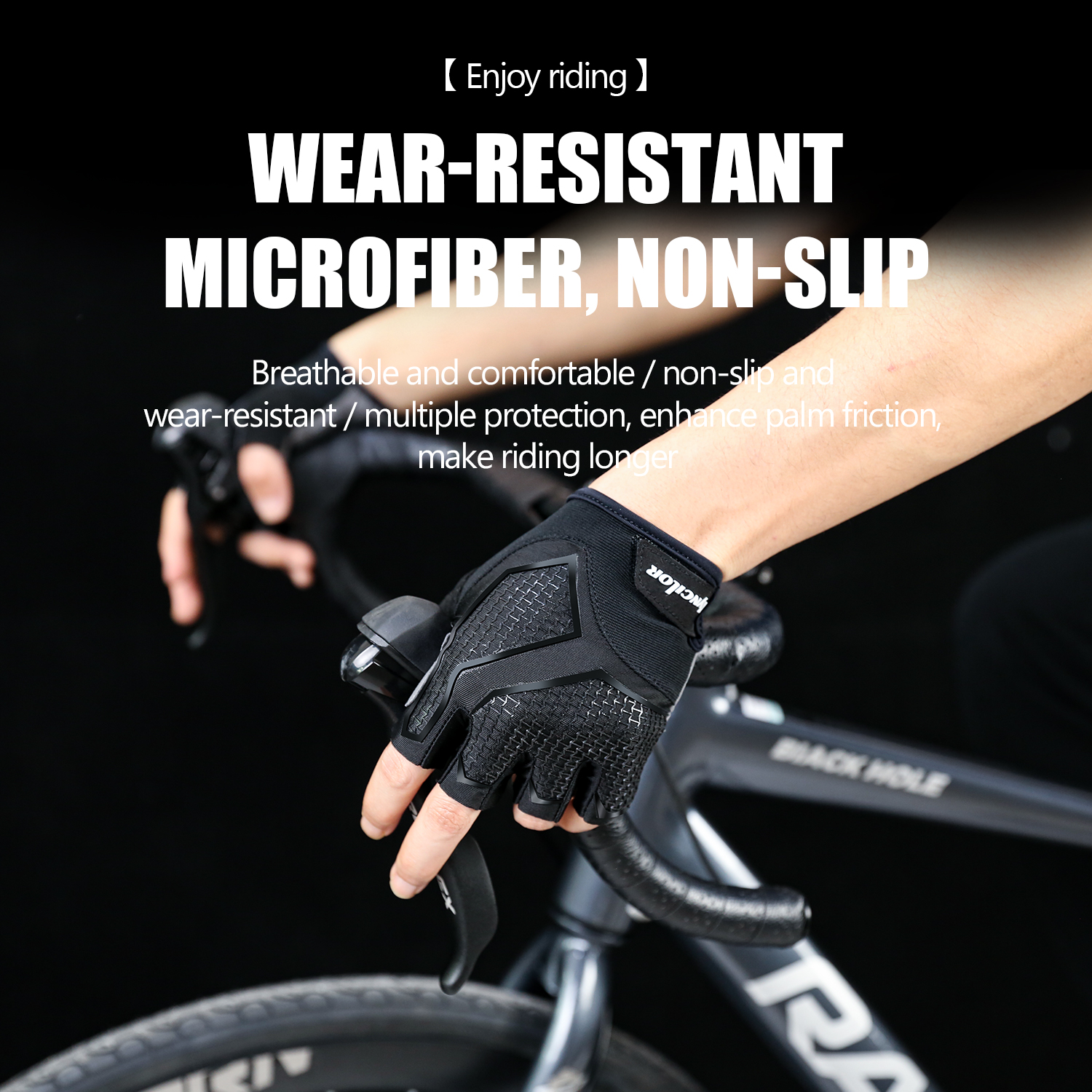 Guantes de ciclismo antidesliz - Cycling Glove Padded reseña y precio