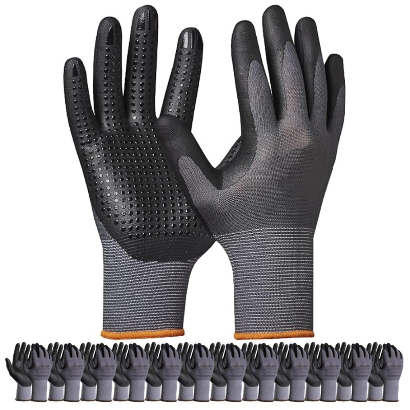 Guantes de trabajo de segurida - Nitrile Mechanic Glove reseña y precio