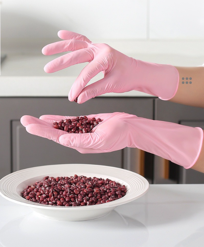 Guantes desechables de 9 pulga - Rubber Glove Cleaning reseña y precio