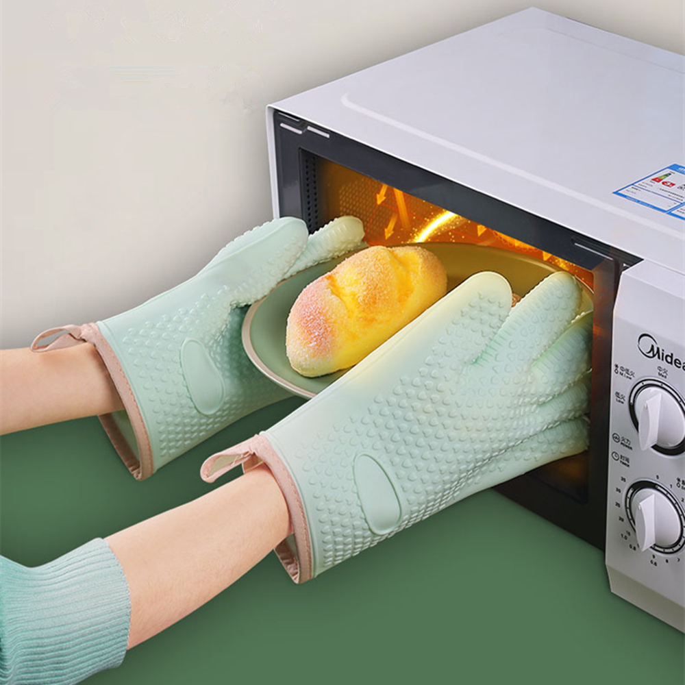 Guantes de silicona resistente - Oven Mitt Silicone reseña y precio