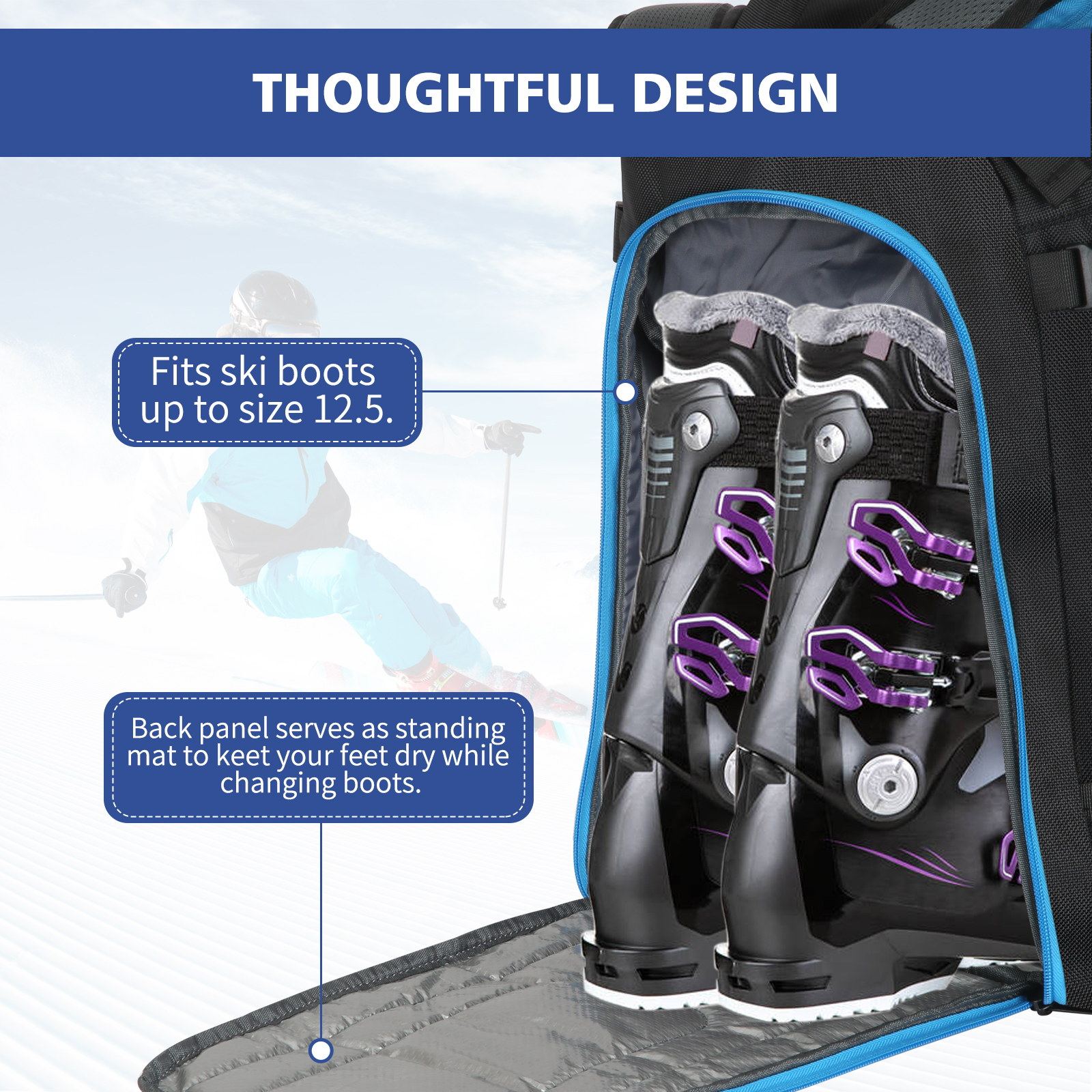 Mochila de Gran Capacidad para - Ski Glove Waterproof reseña y precio