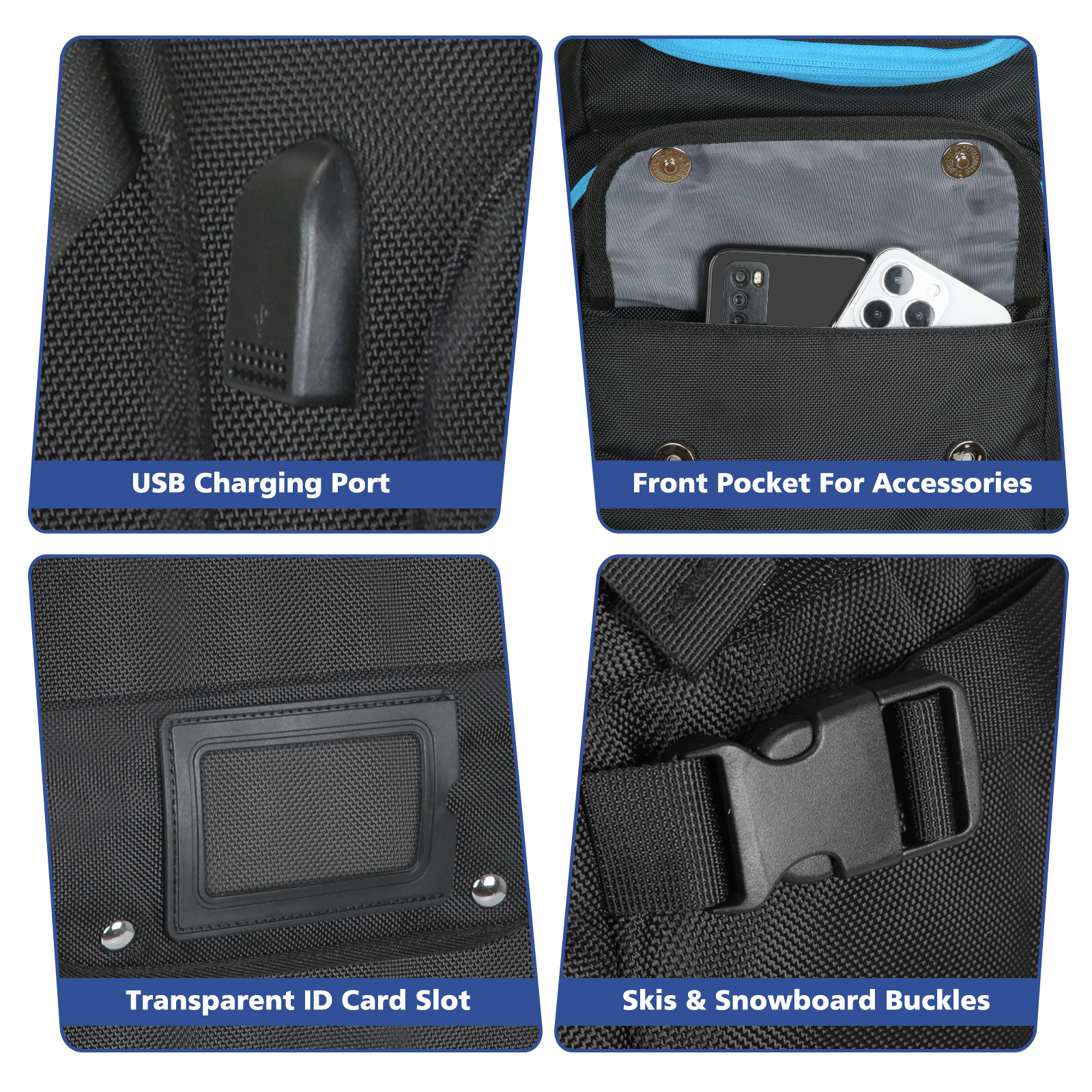 Mochila de Gran Capacidad para - Ski Glove Waterproof reseña y precio
