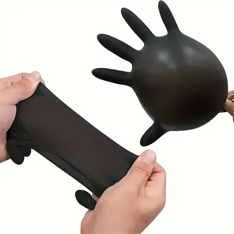 1/100 Uds. Guantes Negros Dese - Latex Disposable Glove reseña y precio