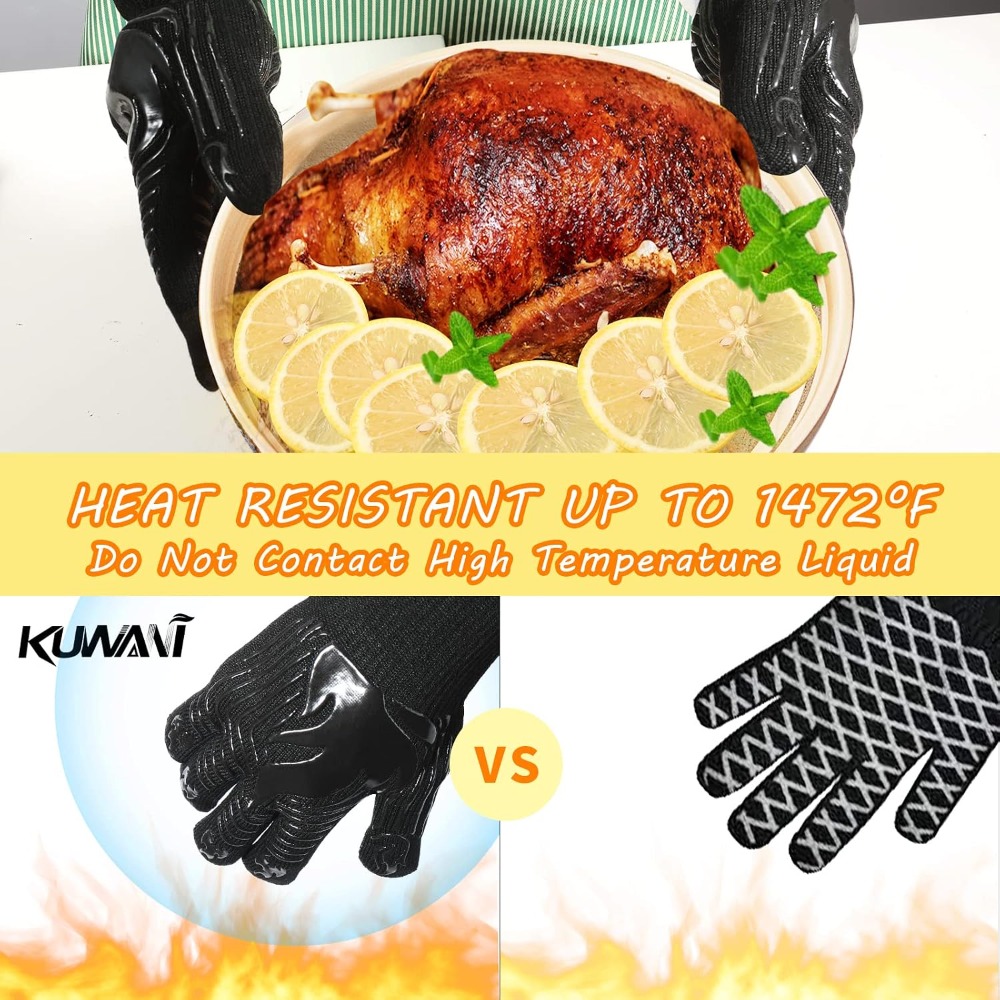 Guantes para Barbacoa, 1472 °  - Heat Resistant Glove reseña y precio