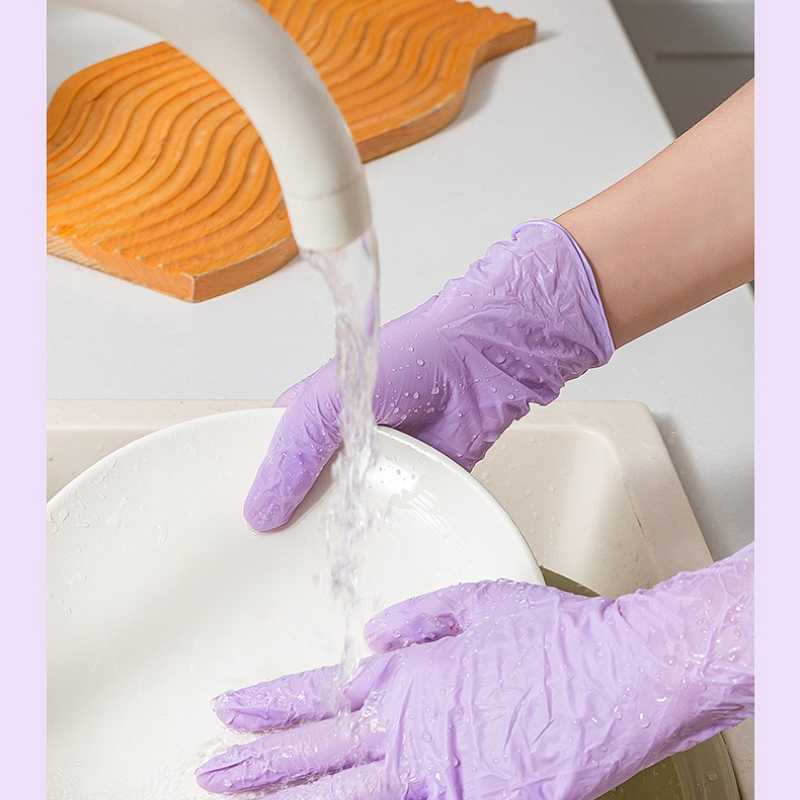 Guantes de nitrilo para lavar  - Dish Glove Rubber reseña y precio
